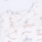 Carousel with Bows  Kimono Gown & Knot Headband