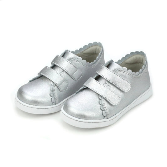 Caroline Silver Scalloped Sneaker