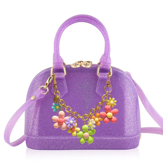 Cate Purple Sparkle Flower Power