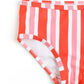 Cayenne Pop Stripe Waterfall Tankini