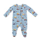 Crayon Construction  2 Way Zipper Footie