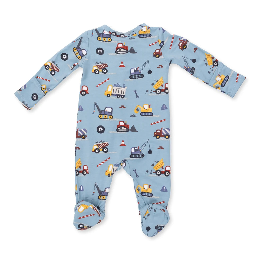 Crayon Construction  2 Way Zipper Footie