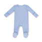 Soft Chambray  2 Way Zipper Footie