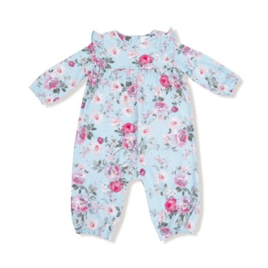 Charlotte Floral - Ruffle Sleeve Romper