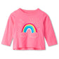 Cheerful Rainbow Baby Tee