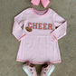 Pink Football CHEER TShirt Dress