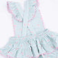 Tiny Cherry Stripe  Ric Rac Ruffle Sunsuit
