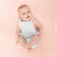 Tiny Cherry Stripe  Ric Rac Ruffle Sunsuit