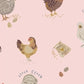 Collector Chickens - Pink - 2 Way Ruffle Zipper Footie