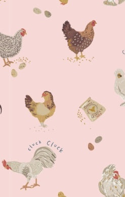 Collector Chickens - Pink - 2 Way Ruffle Zipper Footie
