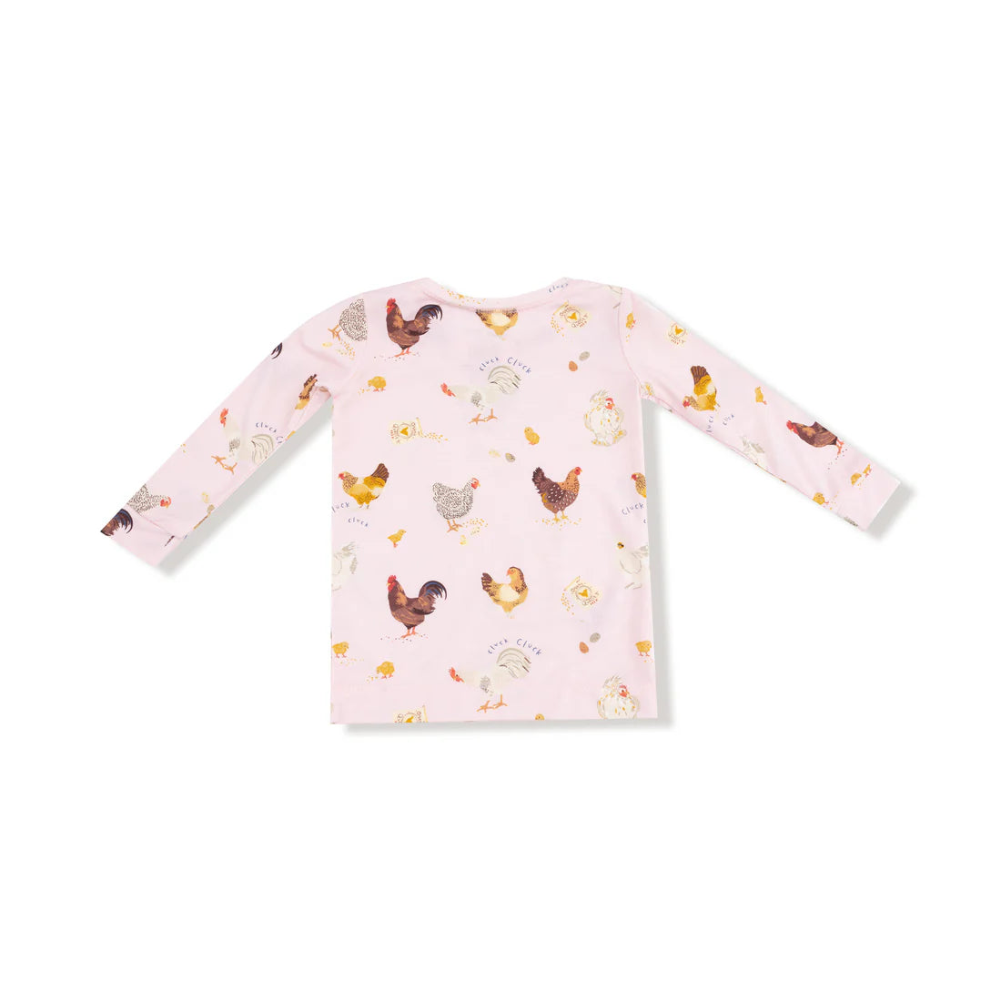 Collector Chickens - Pink  Long Sleeve Loungewear Set