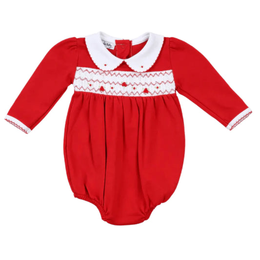 Clara and Colton Smocked Collar Bubble