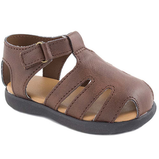 Clark Toddler Brown Fisherman Sandals