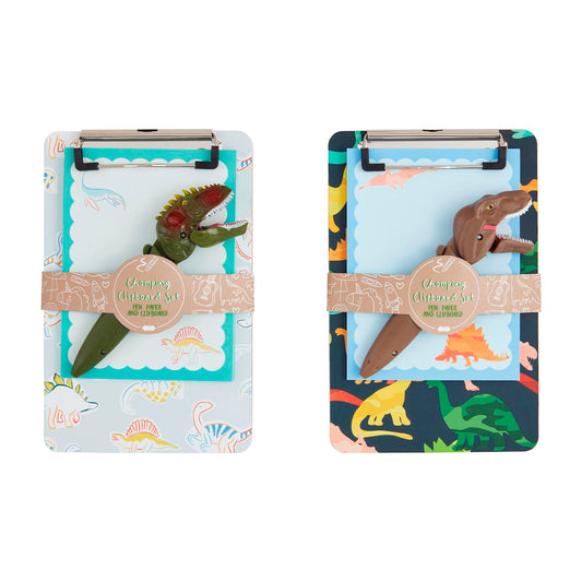 Dino Pen & Clipboard Sets