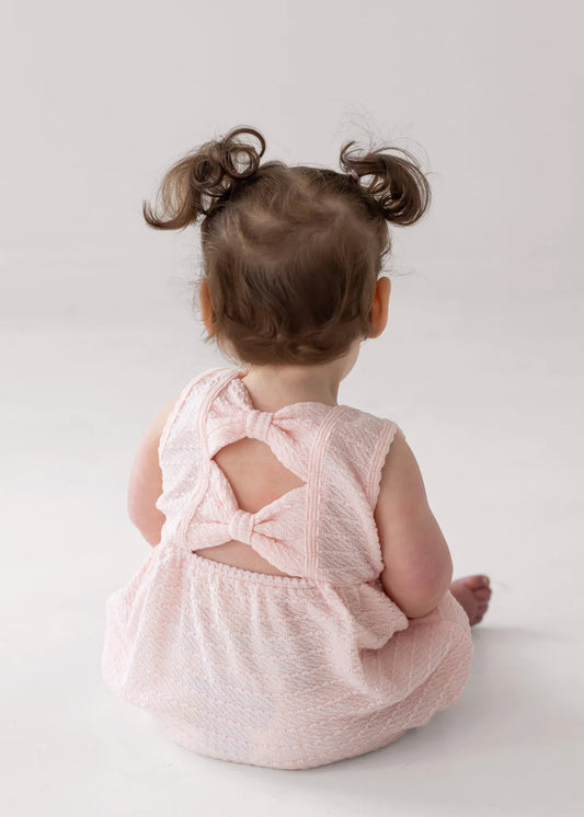 Pink Cloud Sleeveless Romper