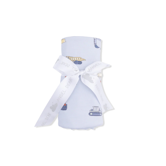 Construction Vehicles  Swaddle Blanket