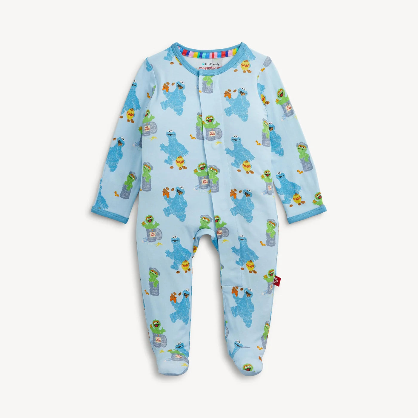 Sesame Street Cookie & Oscar Modal Magnetic Footie