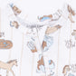 Cowboy Nursery  2 Way Zipper Footie