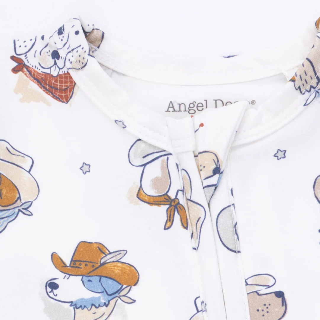 Cowdogs  2 Way Zipper Footie