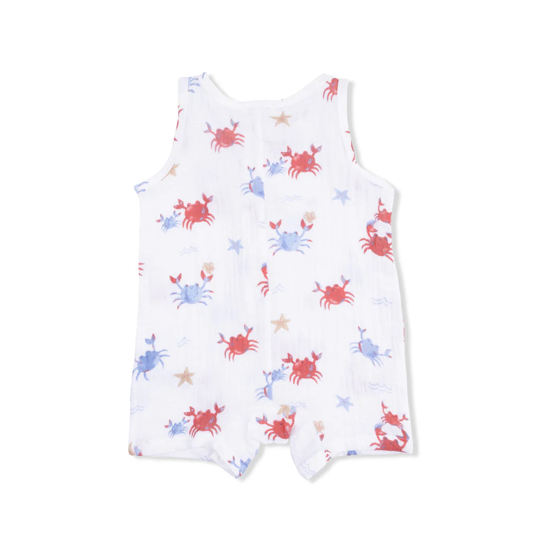 Crayon Crabs  Sleeveless Shortie Romper