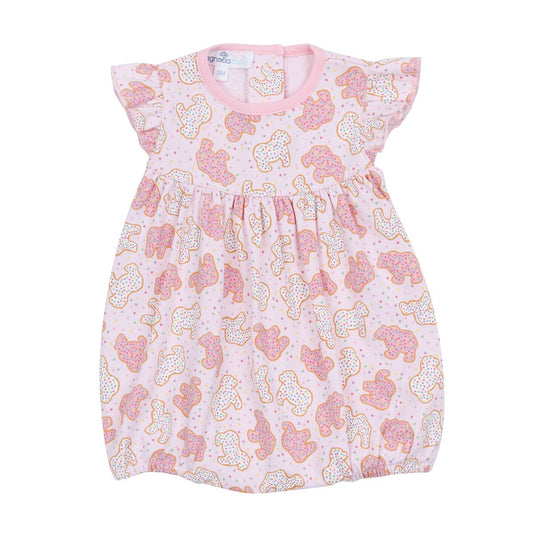 Animal Crackers Pink Flutters Bubble