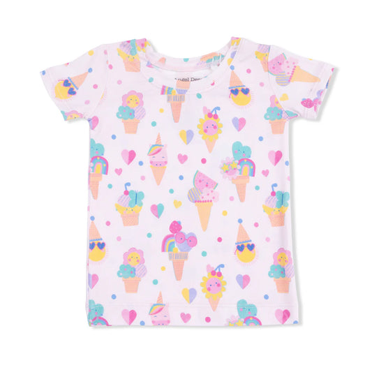 Ice Cream Fun Crew  Loungewear Short Set