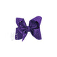 GLITTER METALLIC BOW ON CLIP