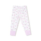 Dainty Buds and Bows Stripe  Long Sleeve Loungewear Set
