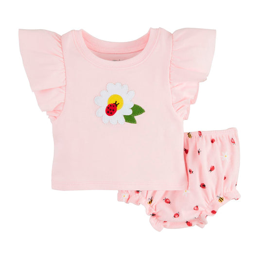 Daisy Pinafore Set