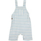 Dandy Blue and White Stripe Jersey Overalls