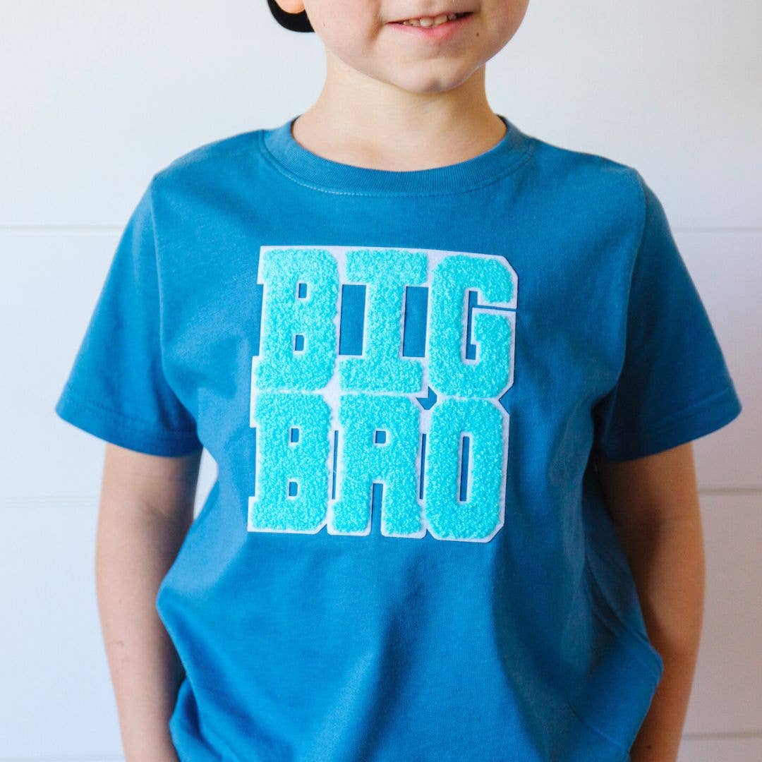 Big Bro Patch T-Shirt - Family Fun - Birth Announcement