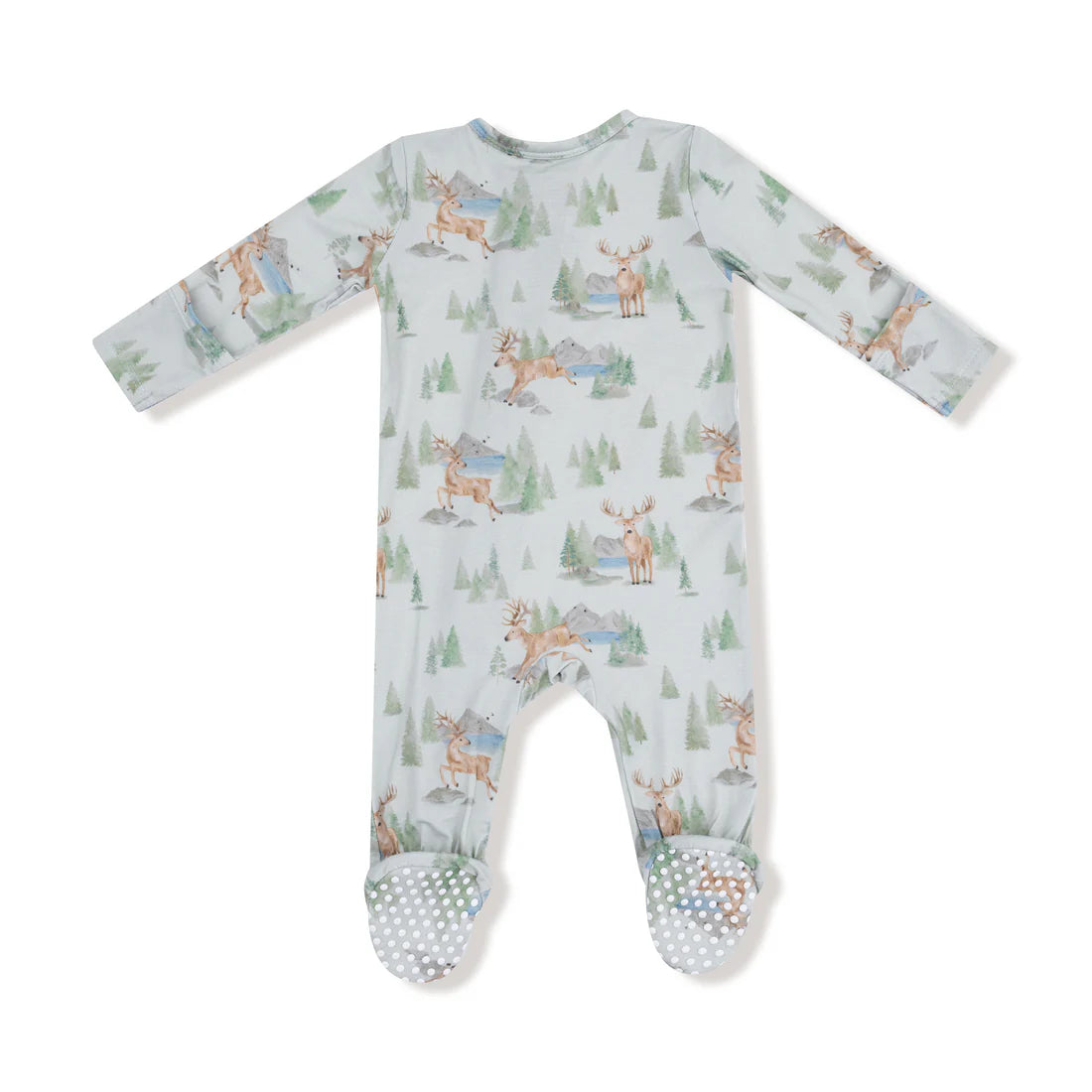 Buck Deer  2 Way Zipper Footie