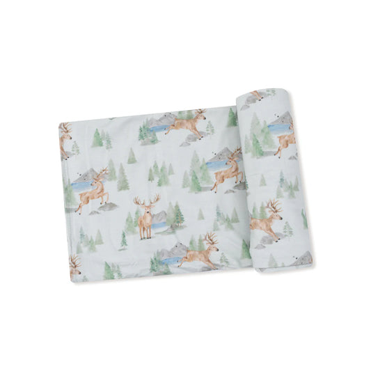 Buck Deer  Swaddle Blanket