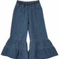 ML Kids Lightweight Ruffled Denim Pants