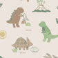 Baby Love Dinos - 2 Way Zipper Footie