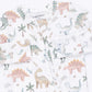 Sweet Baby Dinos  2 Way Zipper Footie
