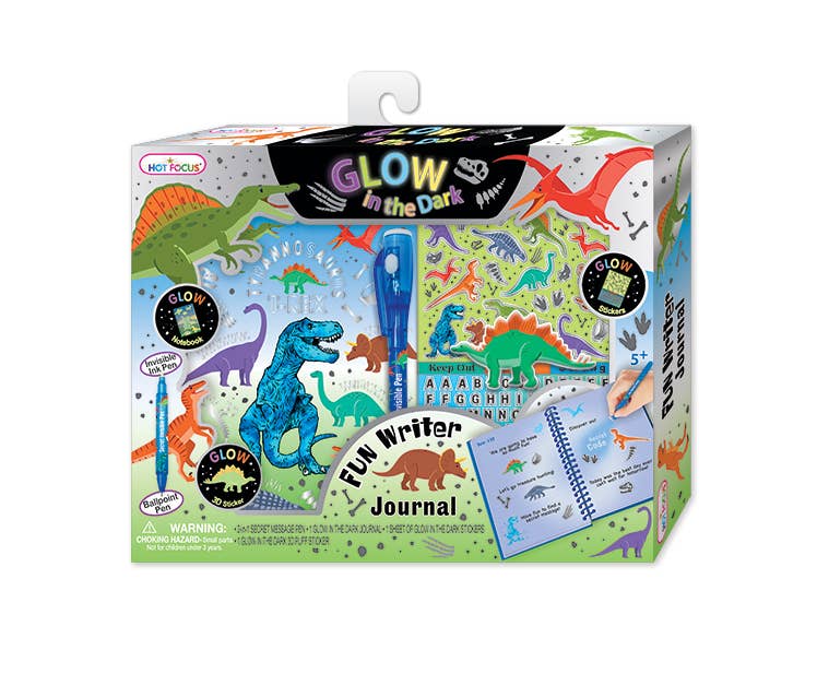 Dinosaur Glow in the Dark Fun Writer Journal