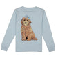 Properly Tied Girls Goldendoodle LS Periwinkle