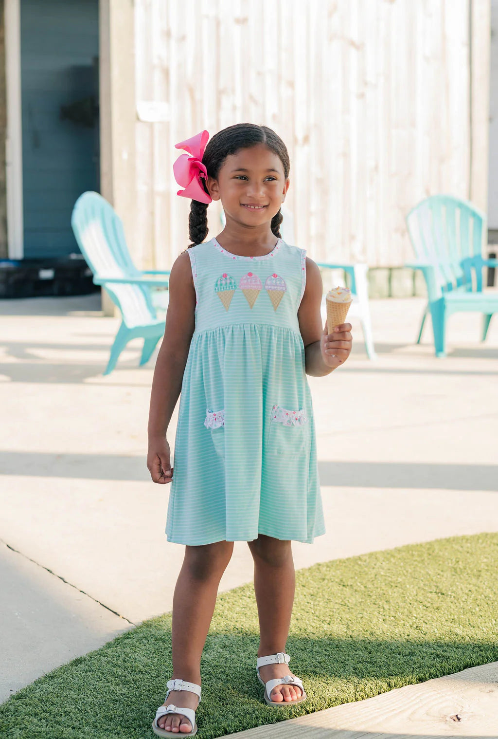 Triple Scoop Dress