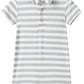 Grey/White Stripe Drift Romper