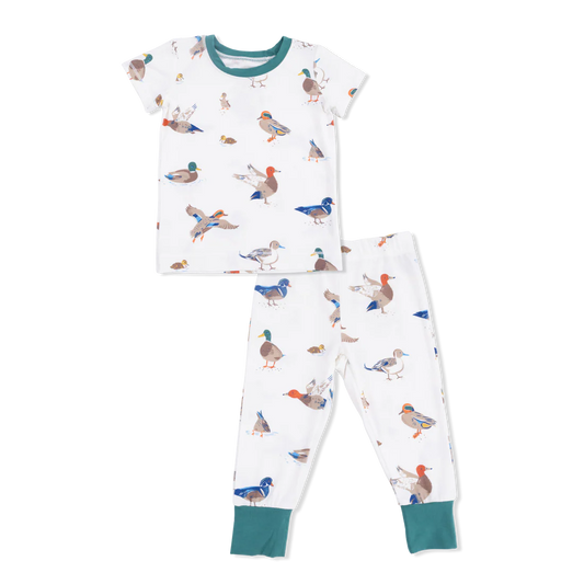 Ducks  Short Sleeve Loungewear Set