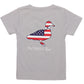 Boys Americana Logo SS Ice Grey