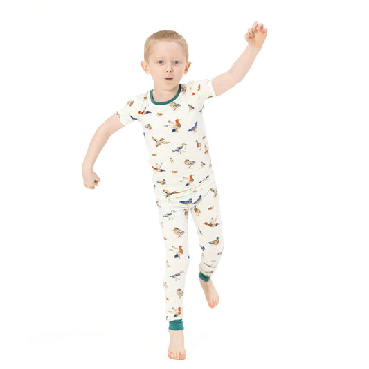 Ducks  Short Sleeve Loungewear Set