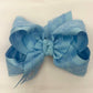 Grosgrain & Lace Layered Hair Bows on Alligator Clip