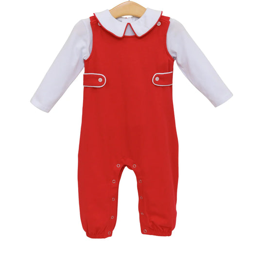 Elijah Jon Jon Set- Red