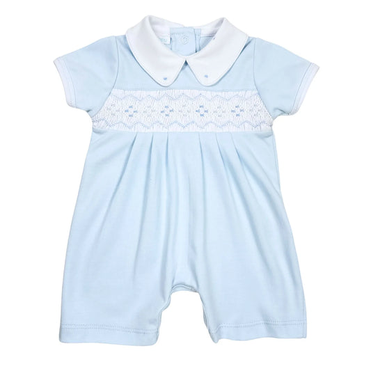 Ethan Smocked Short Playsuit