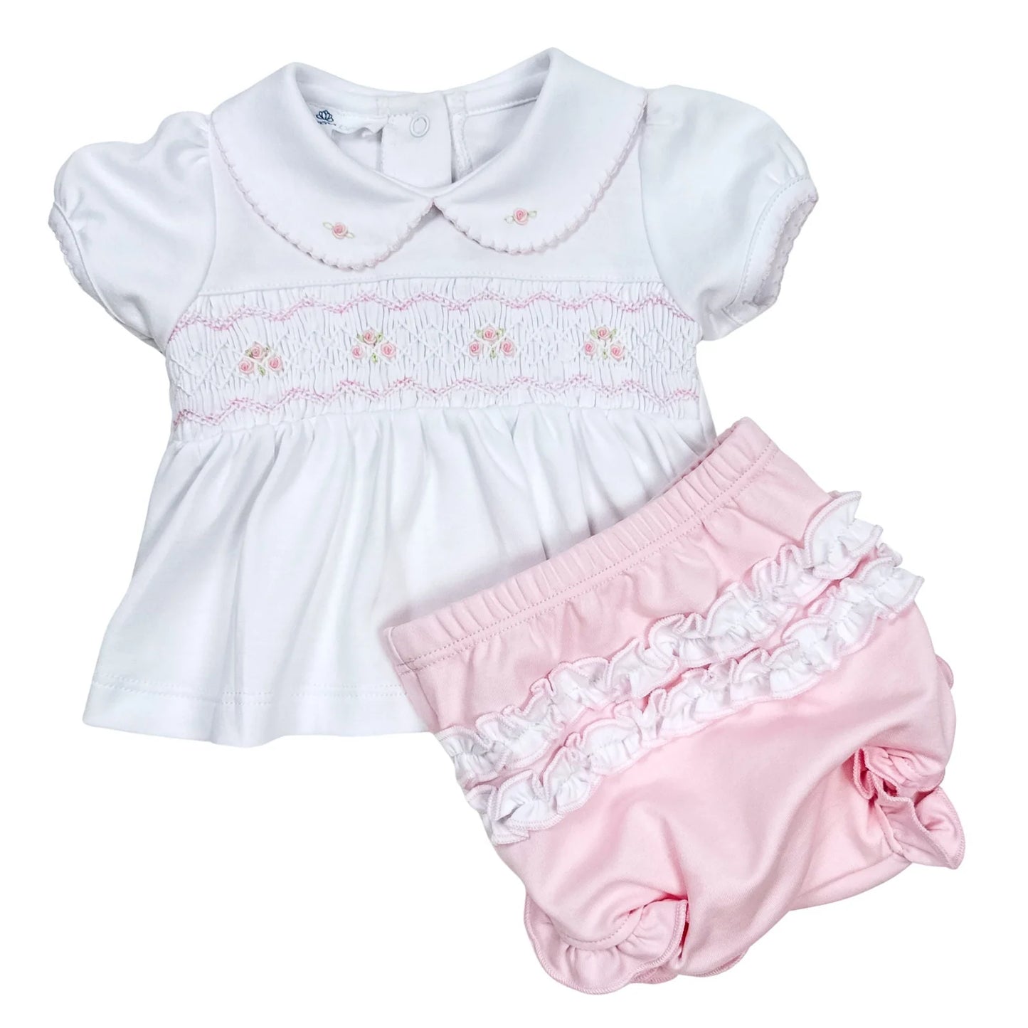 Emily Smocked Diaper Cover Set