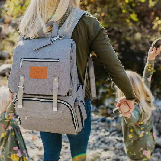 Explorer Diaper Backpack with Changing Pad (Classic Gray)