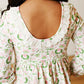 Holiday Wreath Eyelet Trim Pocket Dress
