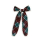 Fancy Bow- Holiday Plaid